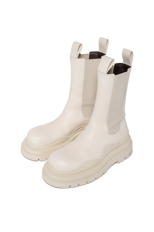 Bottega Veneta Tier Leather Chelsea Boots - Xia Office
