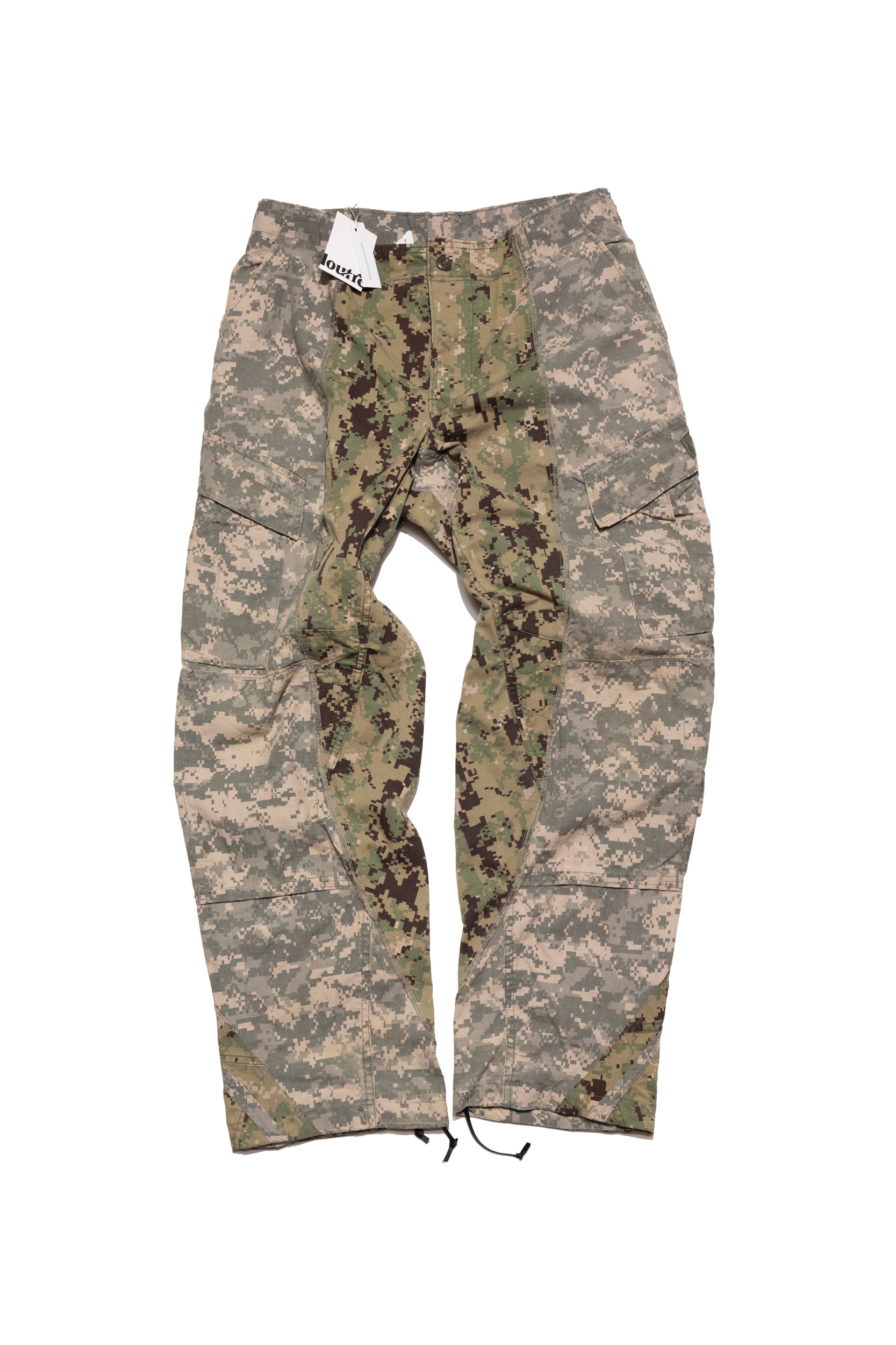 Loutre Wesson Pants in Khaki Camo - Xia Office