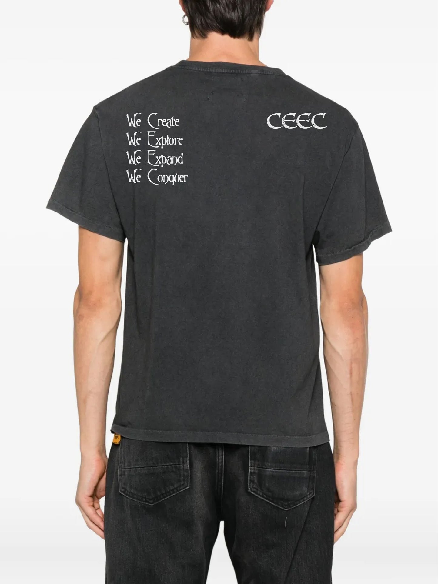 CEEC Tornado Type T-shirt in Washed Black - Xia Office