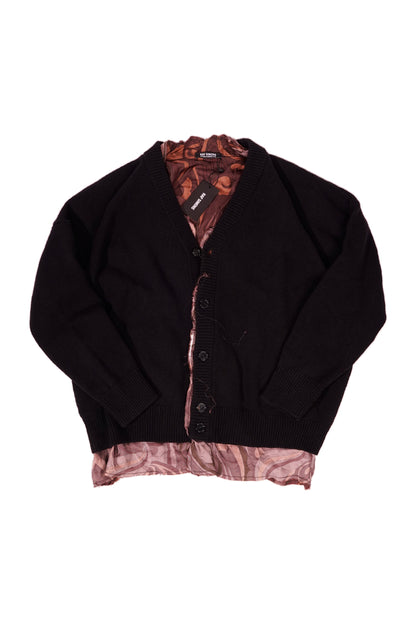 Raf Simons SS21 Oversized Italian Silk Lined Wool Cardigan - Xia Office