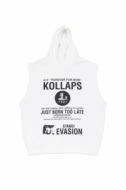 Raf Simons Redux Kollaps Cutoff Hoodie