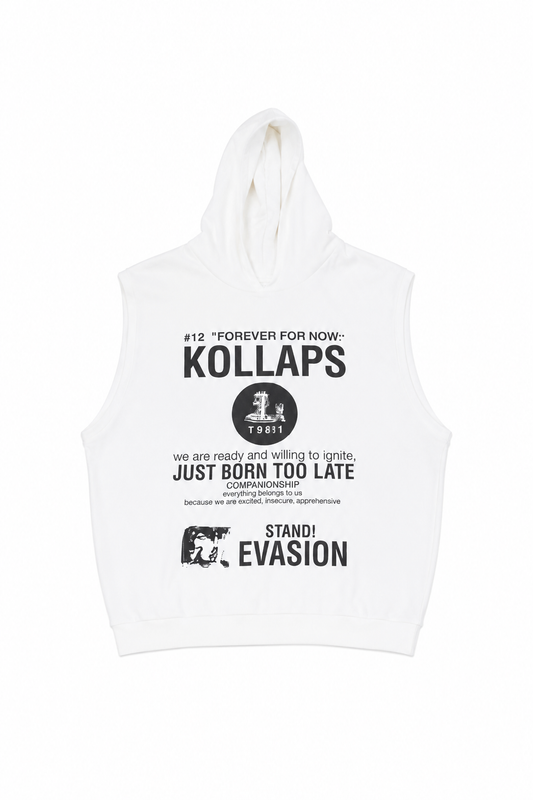 Raf Simons Redux Kollaps Cutoff Hoodie