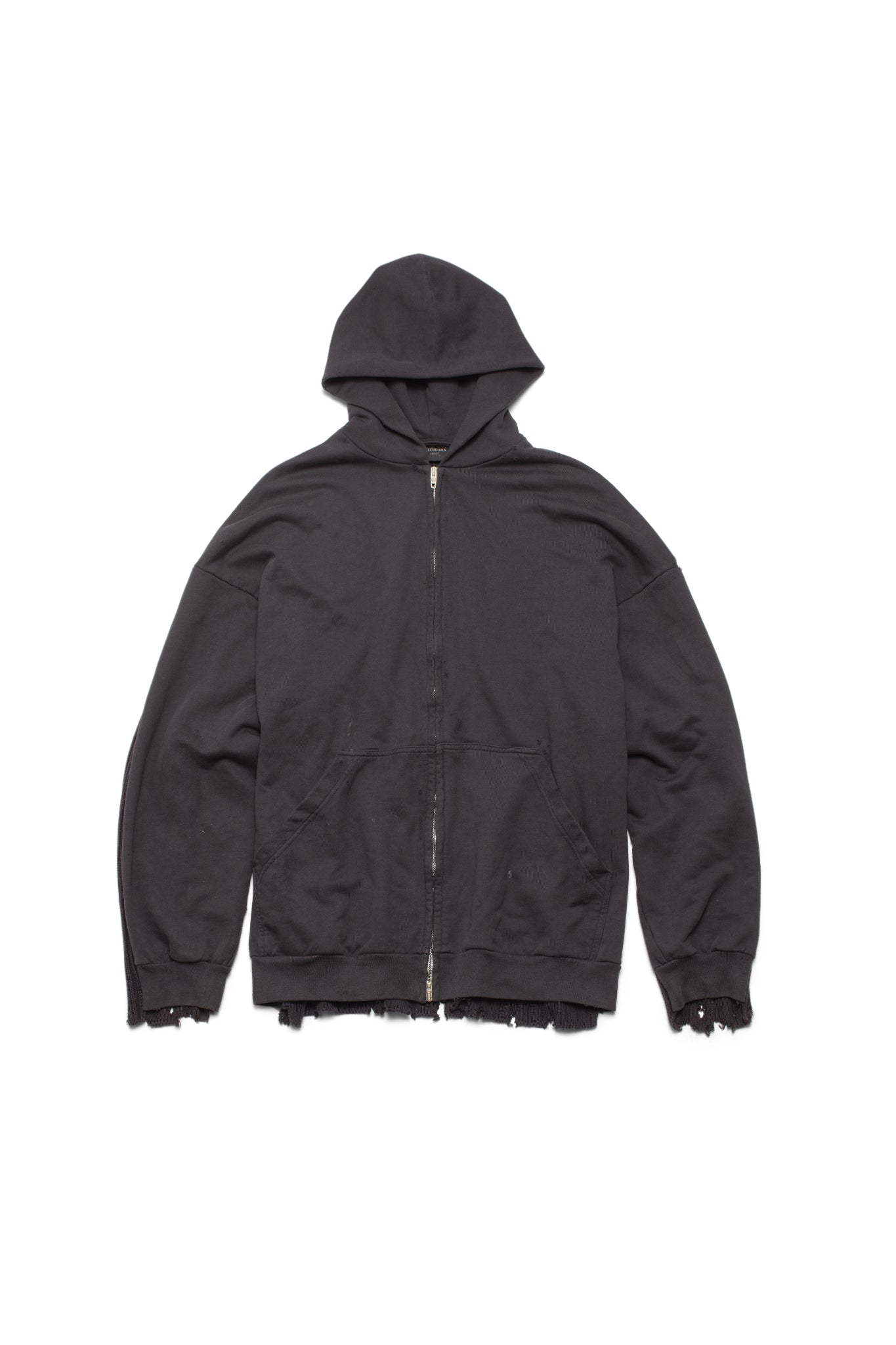 Balenciaga Men Patched Hooded Sweatshirt - Xia Office