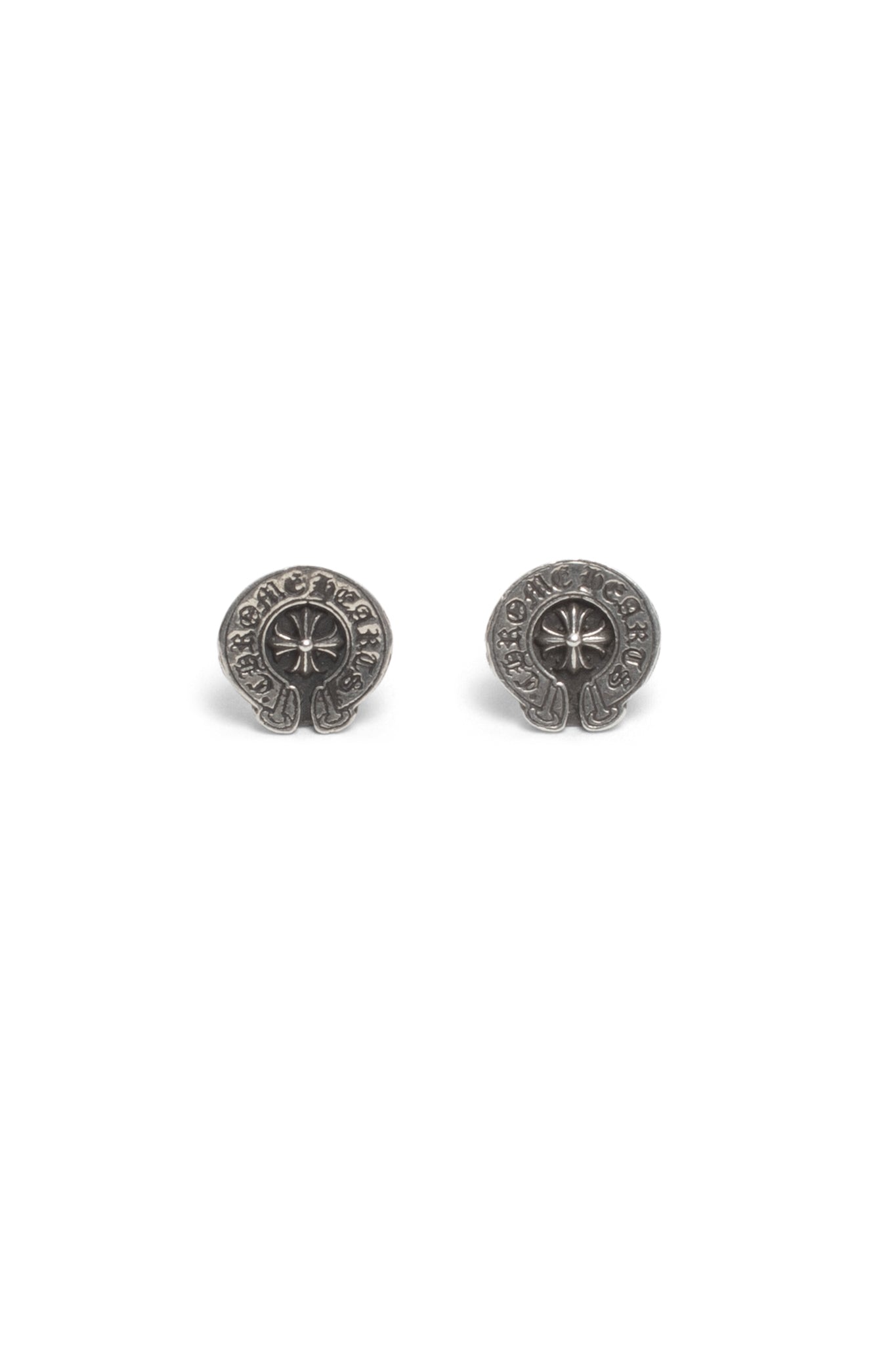 Chrome Hearts Cross Horseshoe Ear-studs - Xia Office