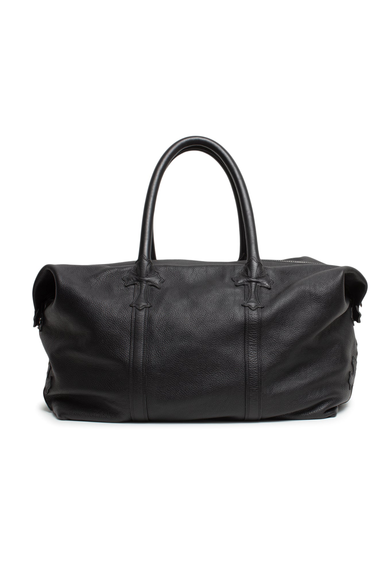 Chrome Hearts Large Leather Embellished Cross Duffle Bag - Xia Office