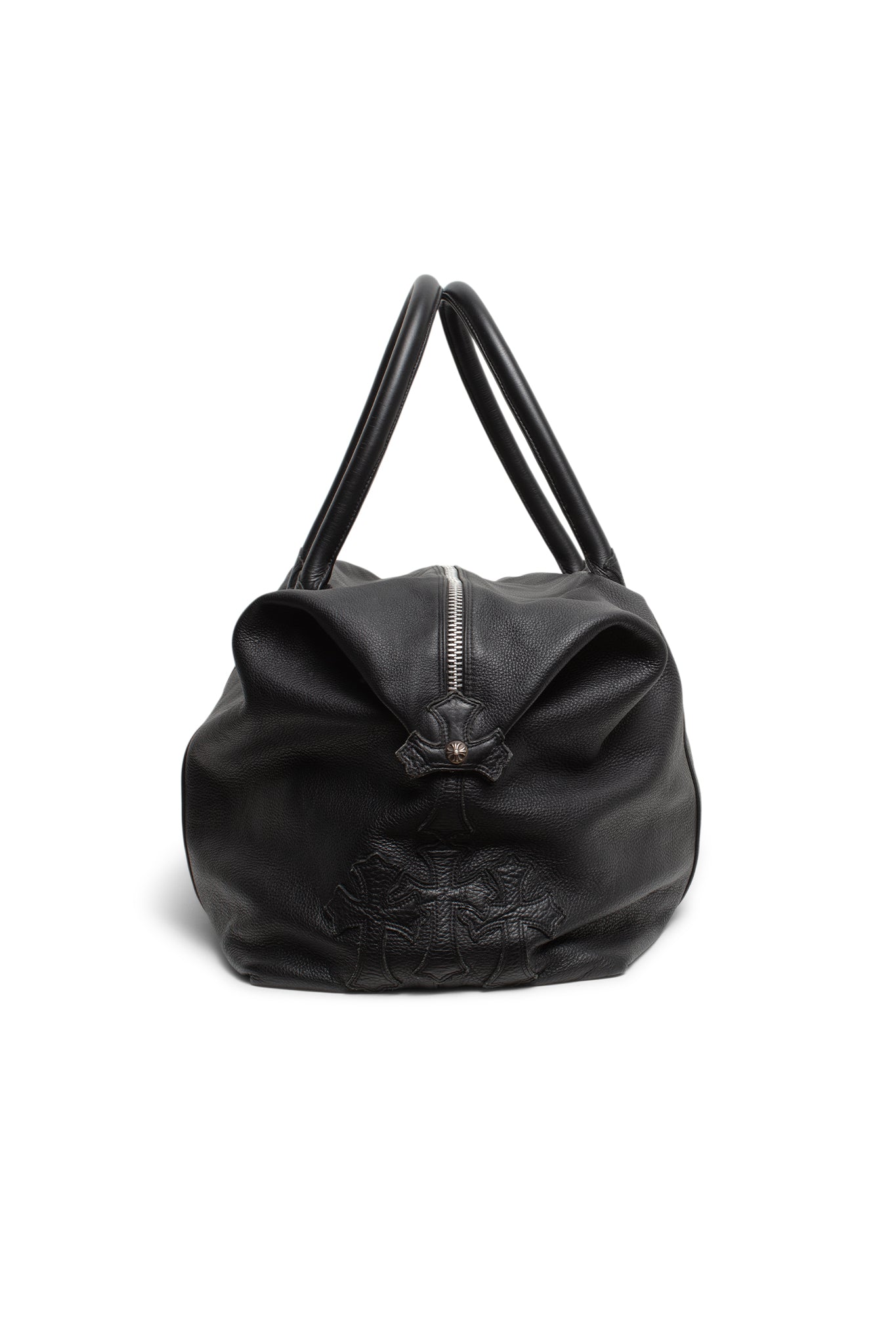 Chrome Hearts Large Leather Embellished Cross Duffle Bag - Xia Office