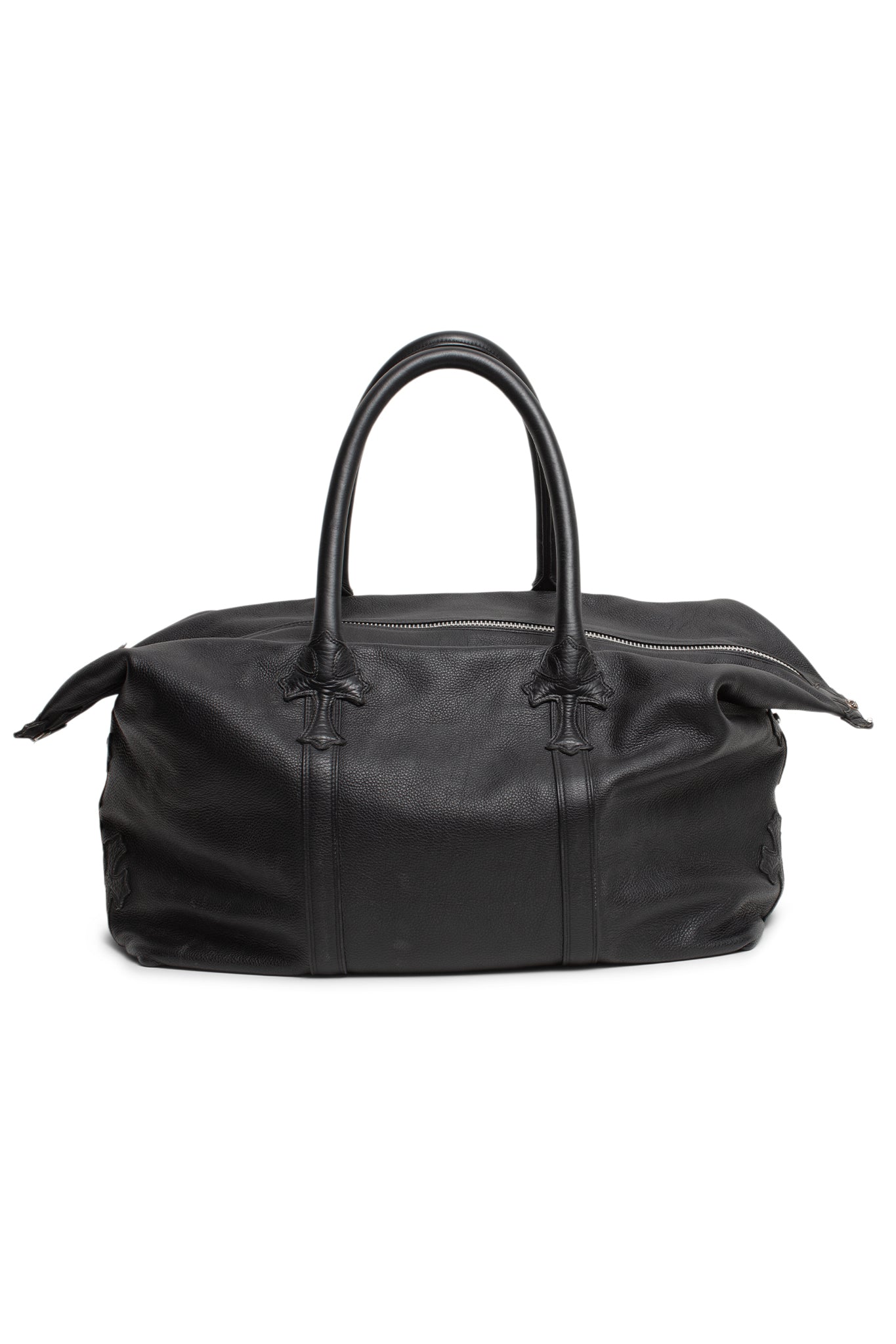 Chrome Hearts Large Leather Embellished Cross Duffle Bag - Xia Office