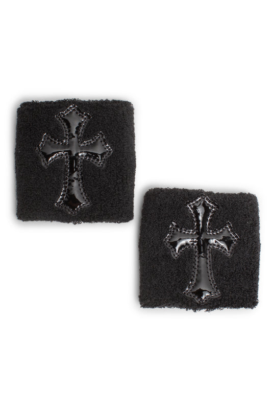 Chrome Hearts Cross Sweatband Set in Black - Xia Office