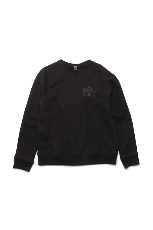 Chrome Hearts Seven Eleven Triple Cross CH Embroidered Logo Crewneck - Xia Office