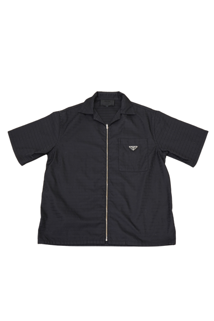 Prada nylon zipper shirt - Xia Office