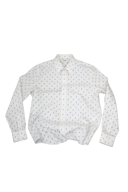Celine musical note button up shirt - Xia Office