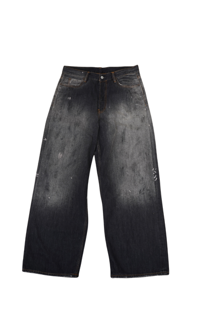 Acne Studios paint splatter baggy jeans - Xia Office