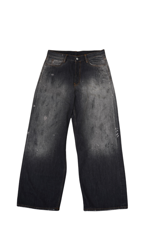 Acne Studios paint splatter baggy jeans - Xia Office