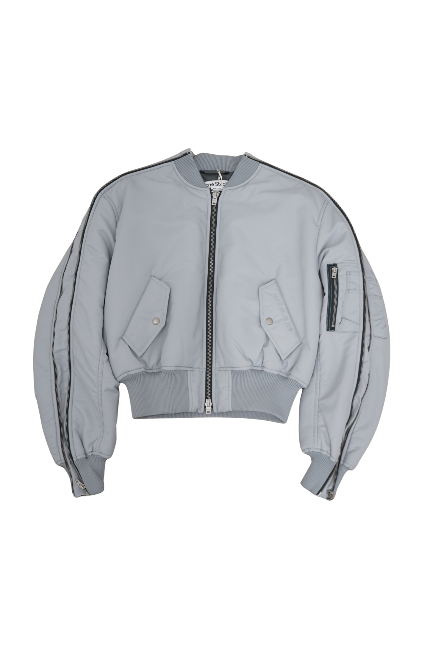 Acne Studios back zip bomber jacket - Xia Office