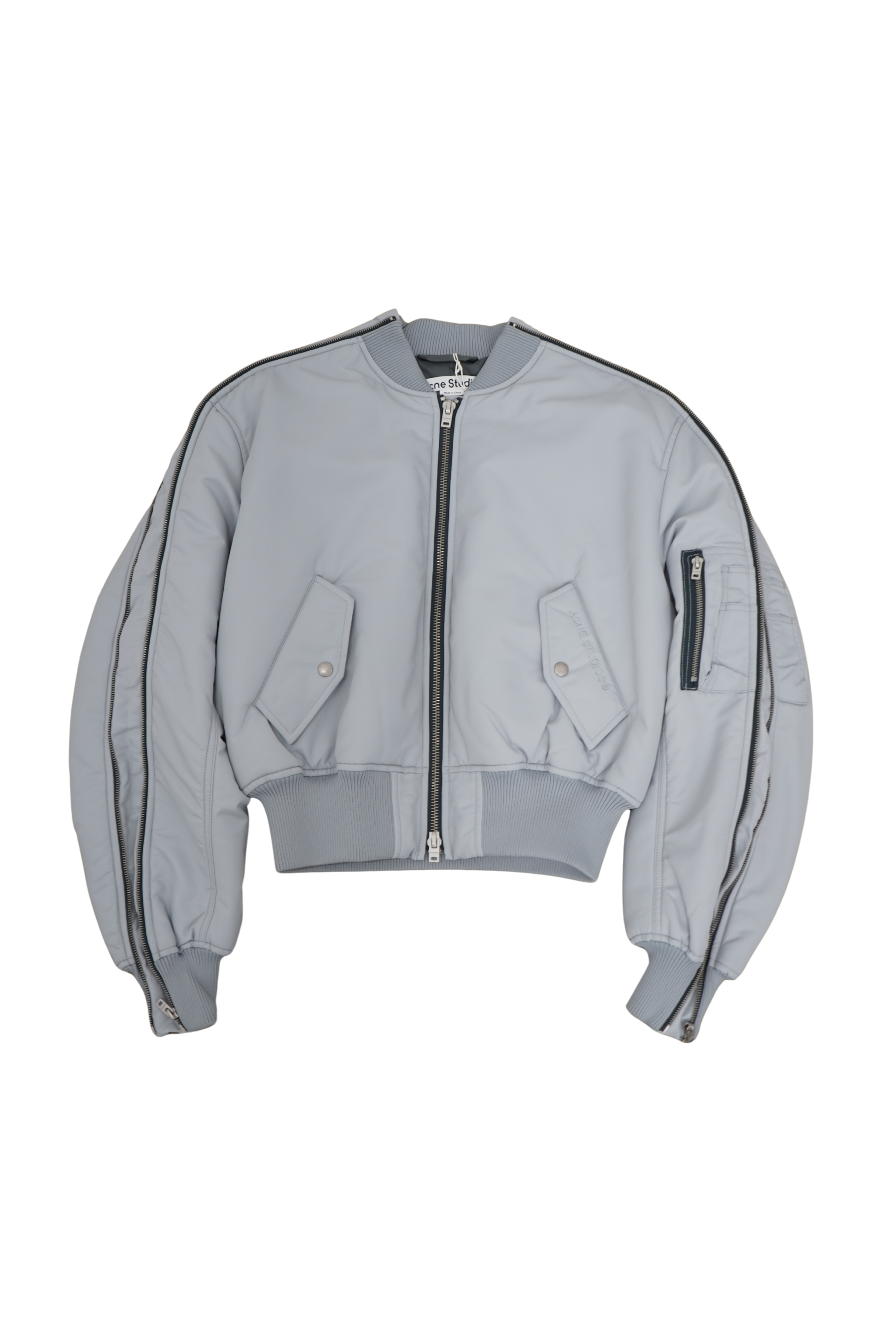 Acne Studios back zip bomber jacket - Xia Office