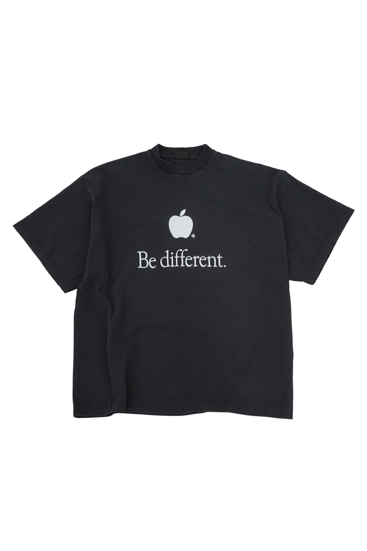 Balenciaga Be Different Apple Oversized Tee - Xia Office