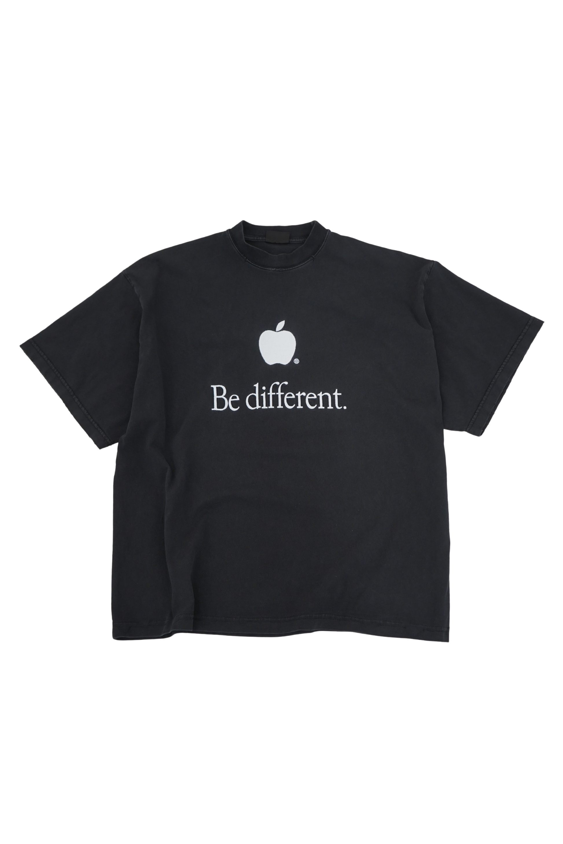 Balenciaga Be Different Apple Oversized Tee - Xia Office
