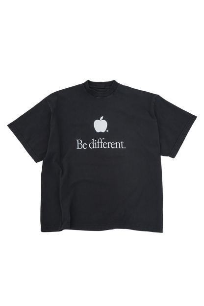 Balenciaga Be Different Apple Oversized Tee - Xia Office