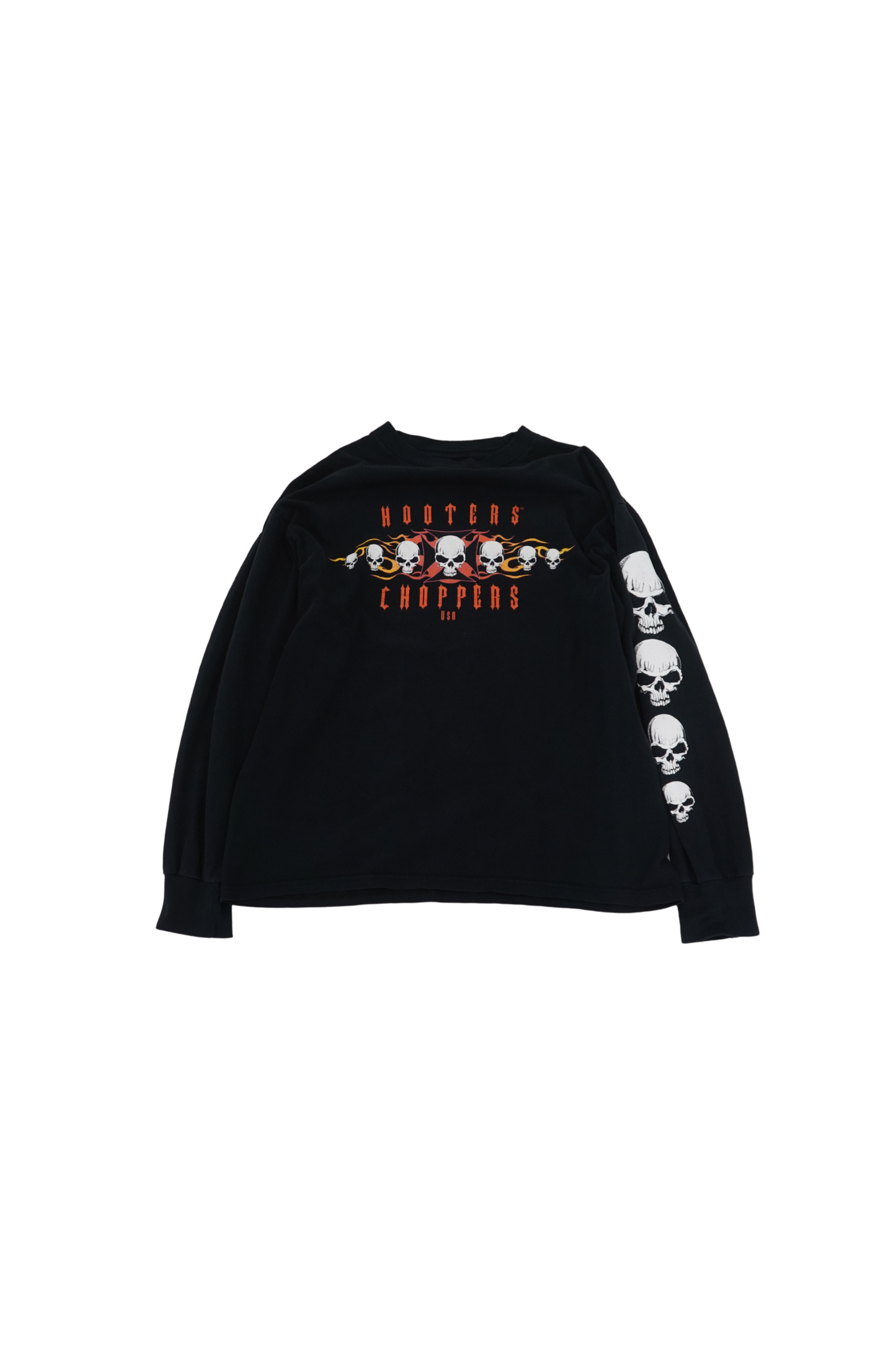 Choppers X Hooters Skull Longsleeve - Xia Office