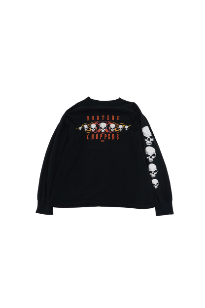 Choppers X Hooters Skull Longsleeve - Xia Office