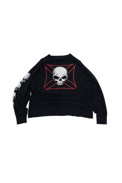 Choppers X Hooters Skull Longsleeve - Xia Office