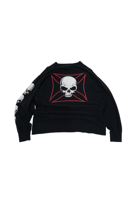 Choppers X Hooters Skull Longsleeve - Xia Office