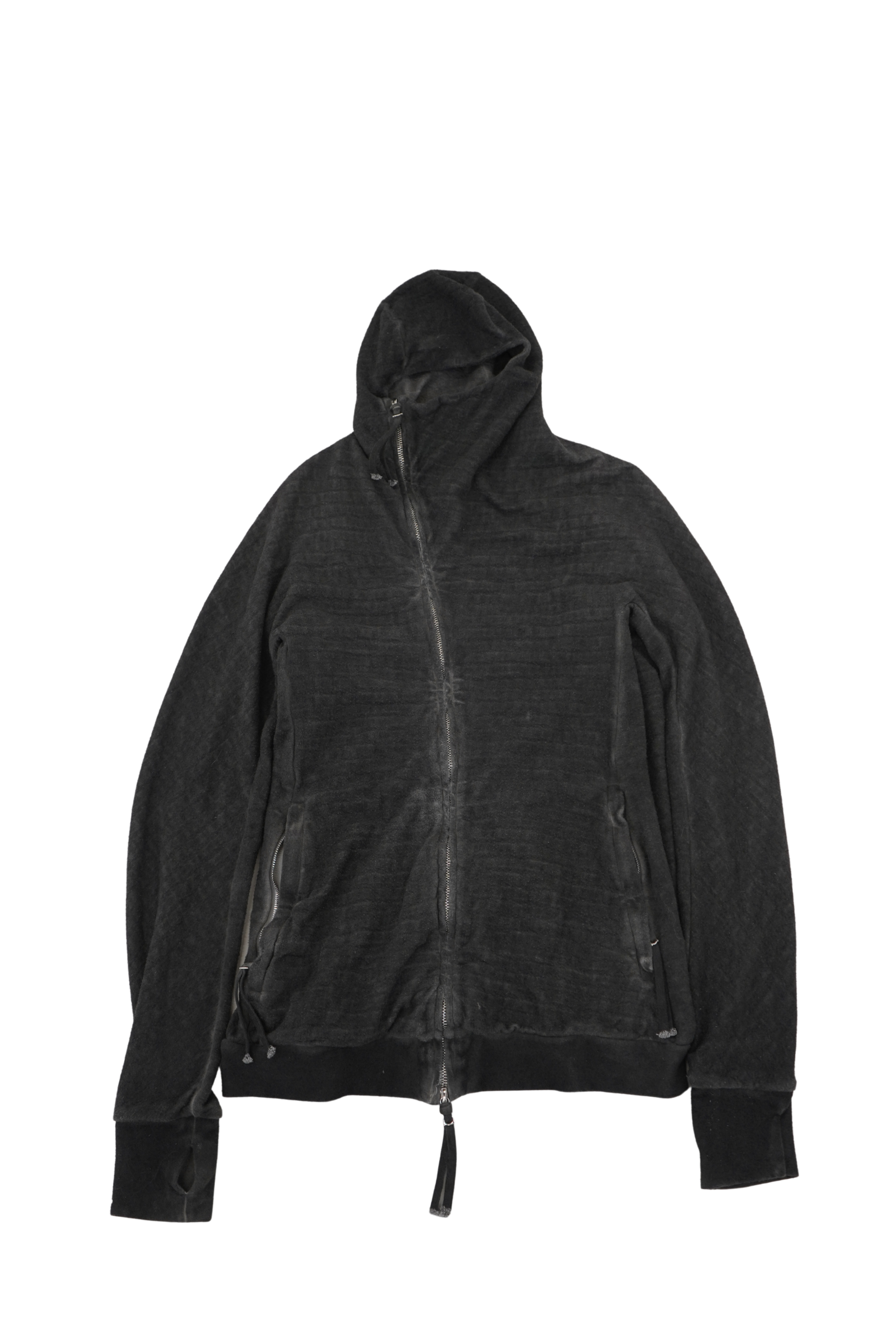Boris Bidjan Saberi Asymmetric Zip Hoodie - Xia Office