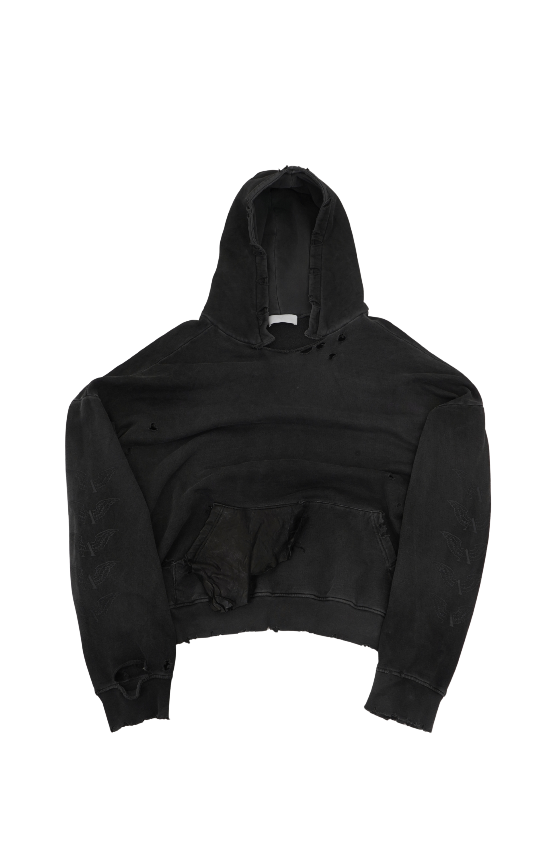 Alexander Digenova Oversized Distressed Hoodie - Xia Office