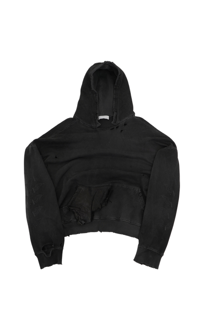 Alexander Digenova Oversized Distressed Hoodie - Xia Office