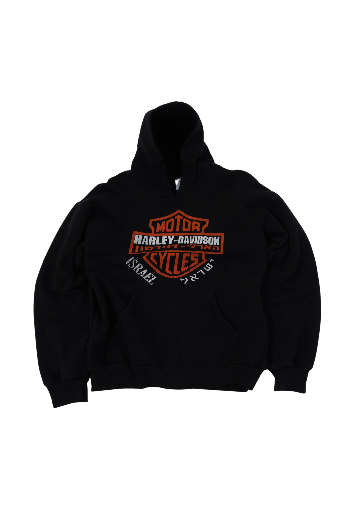 Harley Davidson Israel Shrunken Hoodie - Xia Office