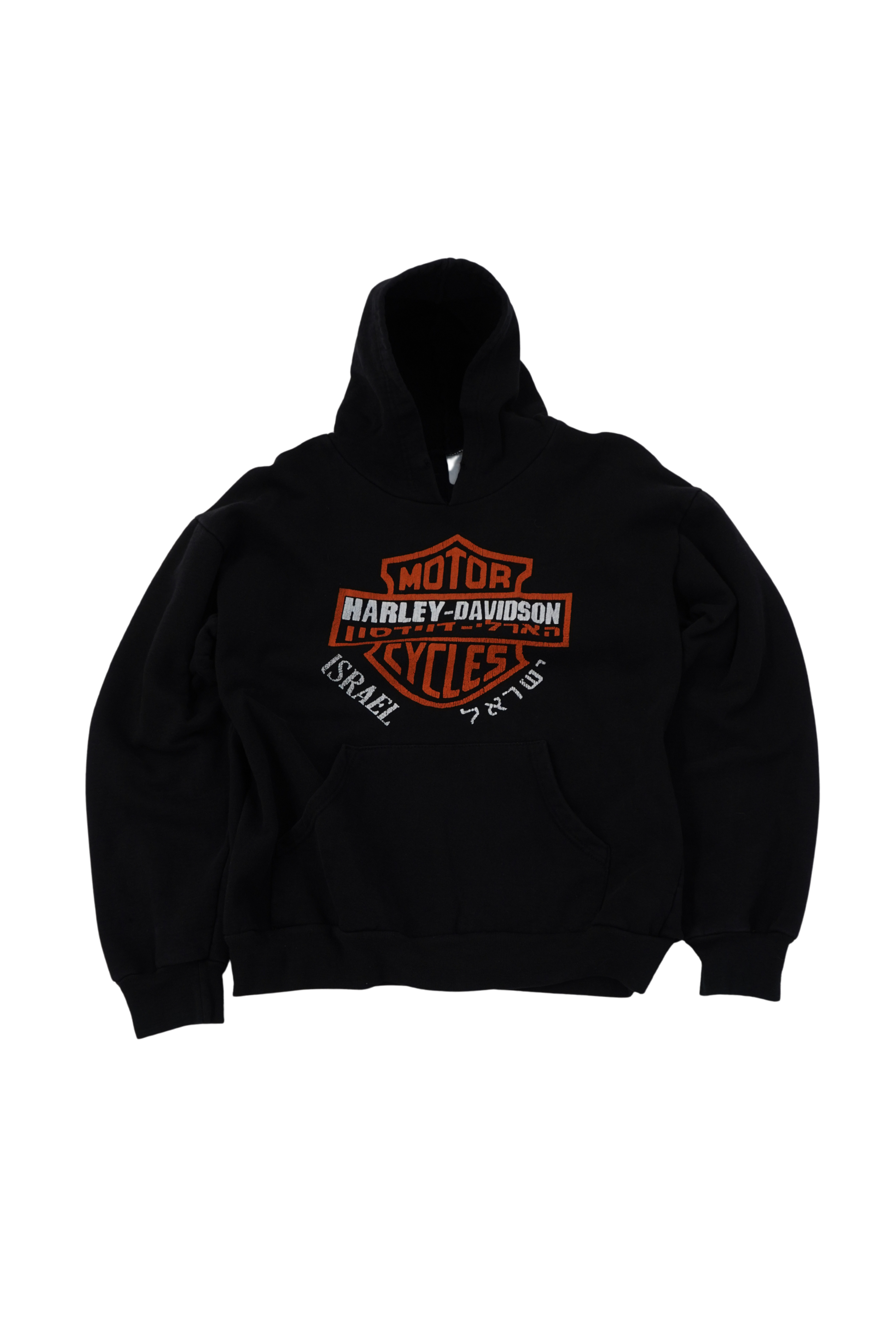 Harley Davidson Israel Shrunken Hoodie - Xia Office