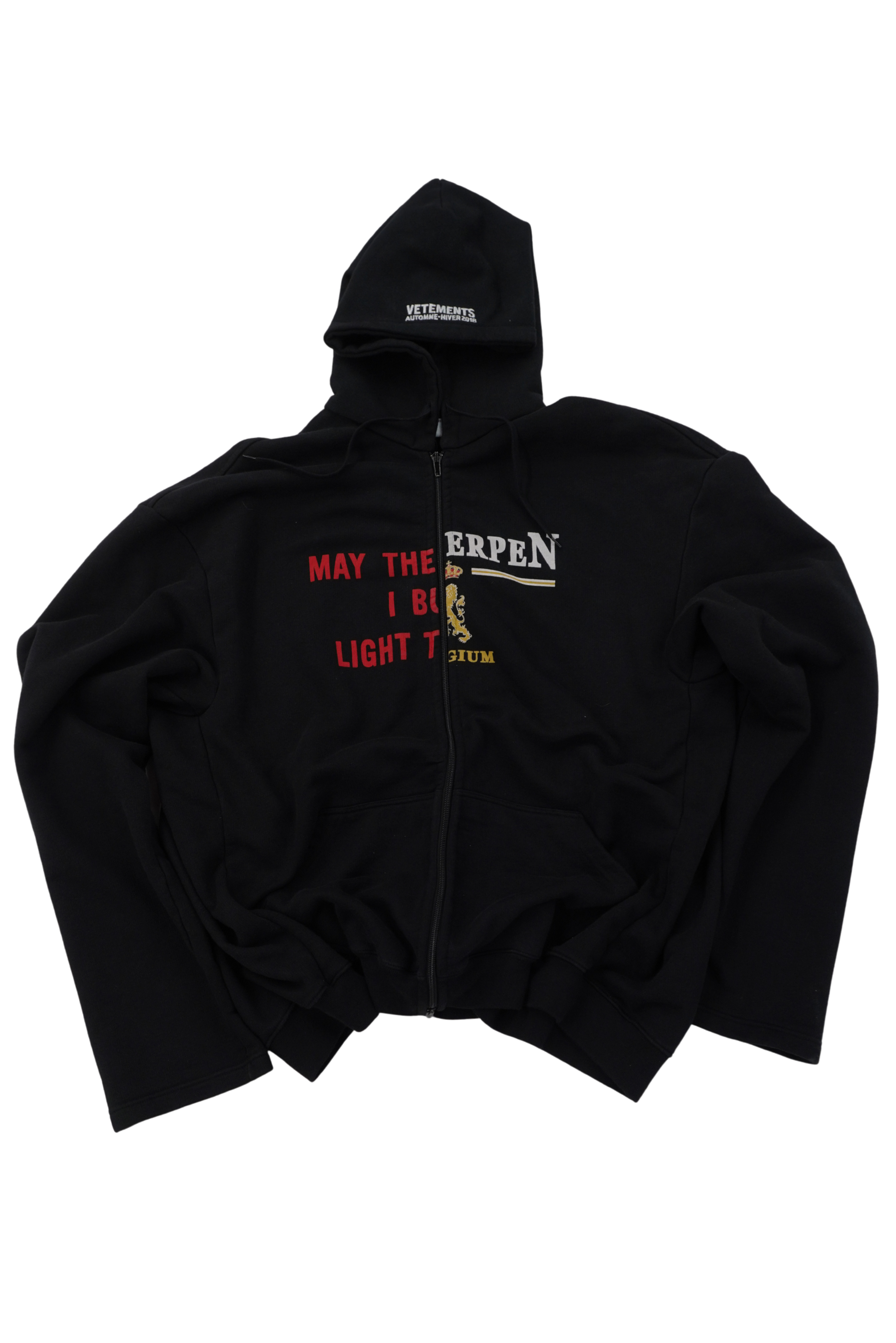 2017A/W Vetements Split Zip Hoodie - Xia Office