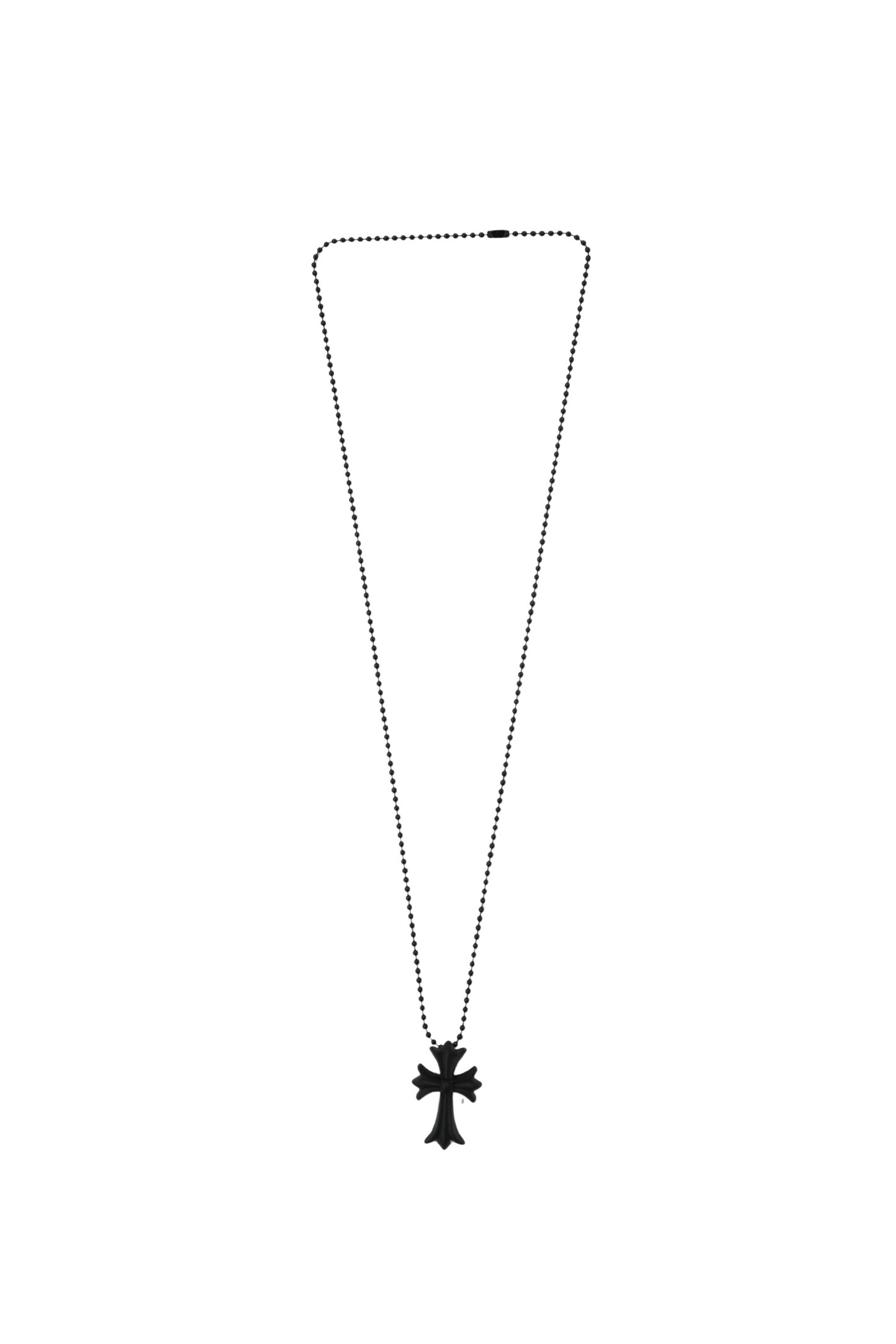 Chrome Hearts Silichrome Cross Necklace