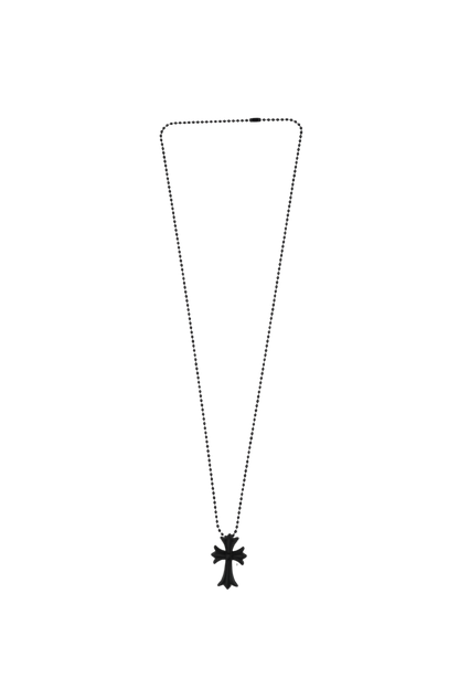 Chrome Hearts Silichrome Cross Necklace