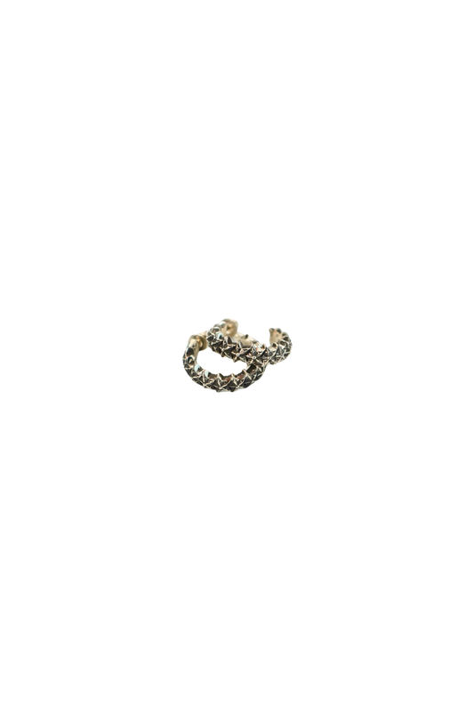 Chrome Hearts Star Hoop Earring