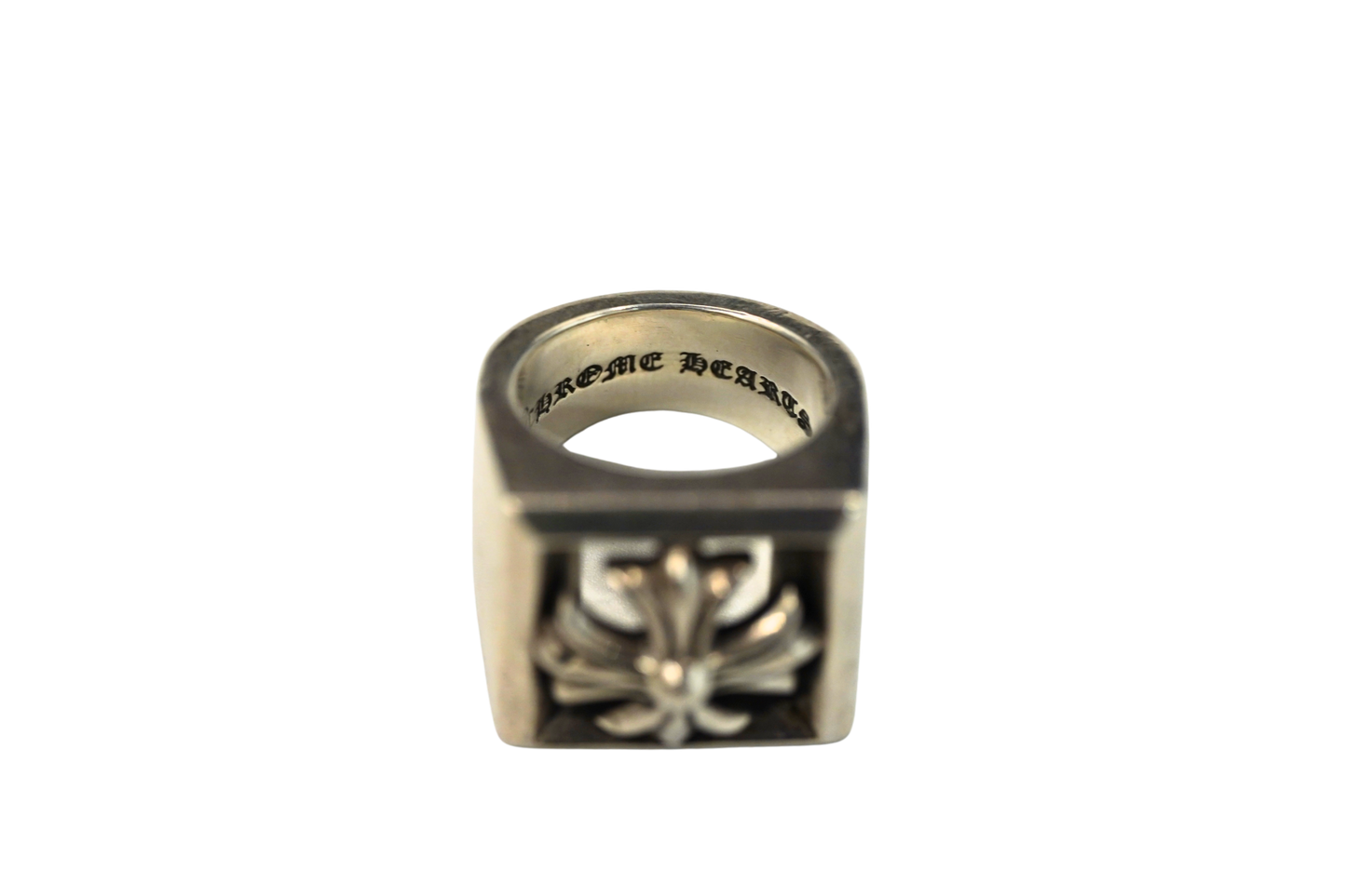 Chrome Hearts Plus Letter Block Ring - Xia Office