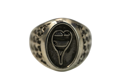 Chrome Hearts Matty Boy Varsity Heart Ring - Xia Office