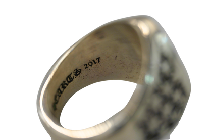 Chrome Hearts Matty Boy Varsity Heart Ring - Xia Office