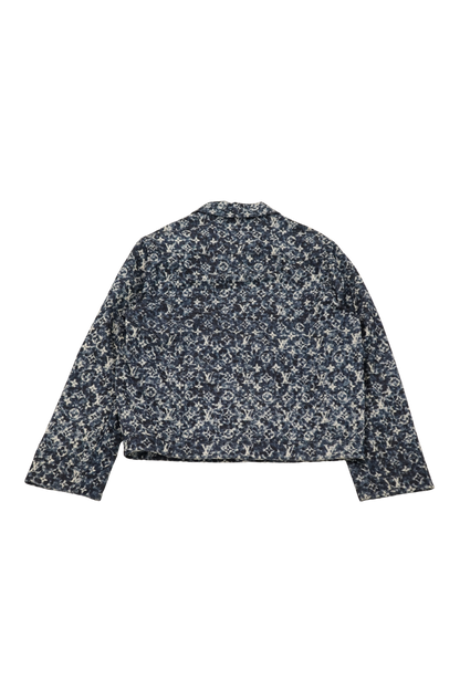 Louis Vuitton Water Monogram Denim Trucker Jacket