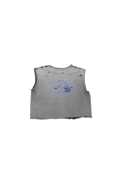 Thrashed Harley Davidson Muscle Crop Top