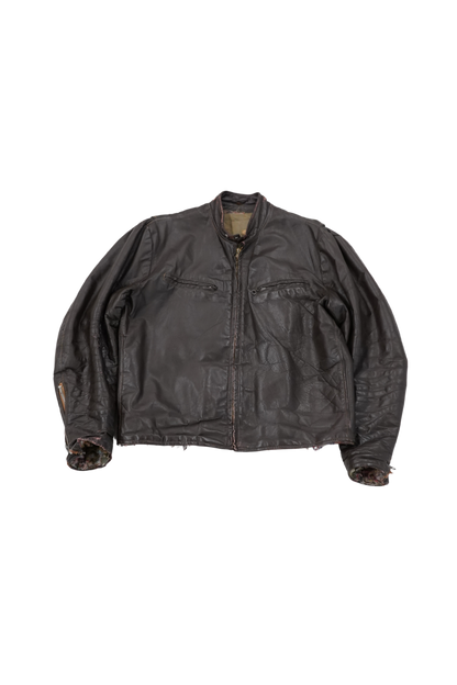 1950s Cafe Racer Leather Jacket