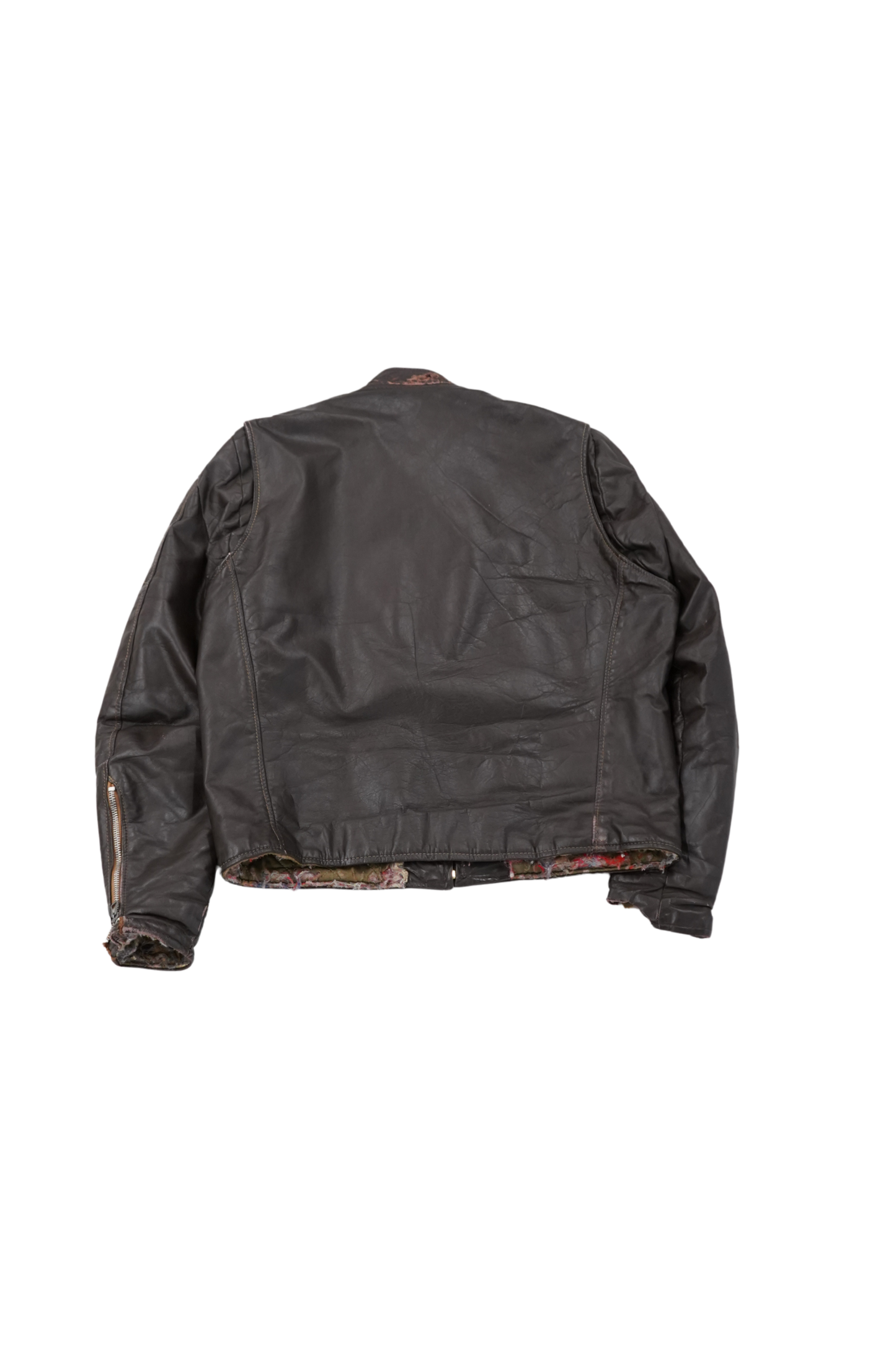 1950s Cafe Racer Leather Jacket