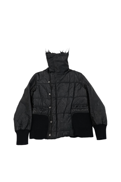 2006A/W High Neck Shearling Leather Jacket