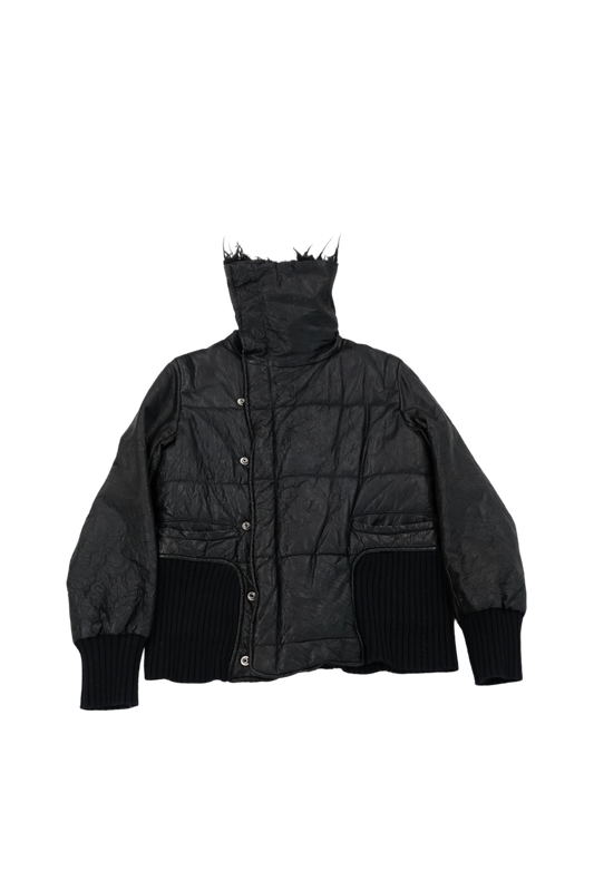 2006A/W High Neck Shearling Leather Jacket
