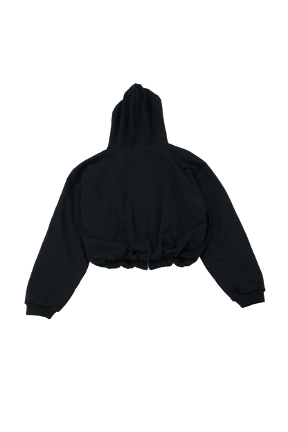 204 Thermal Lined Cropped Zip Hoodie