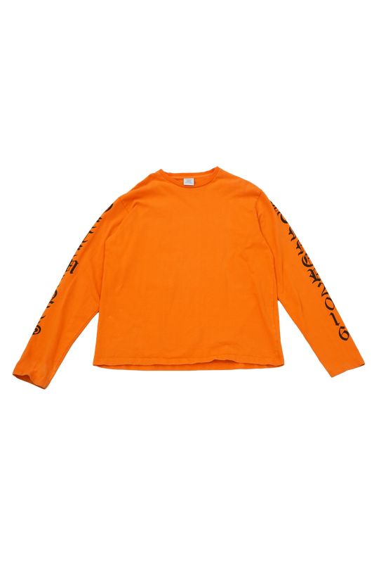 2016AH Vetements Gothic Logo Longsleeve