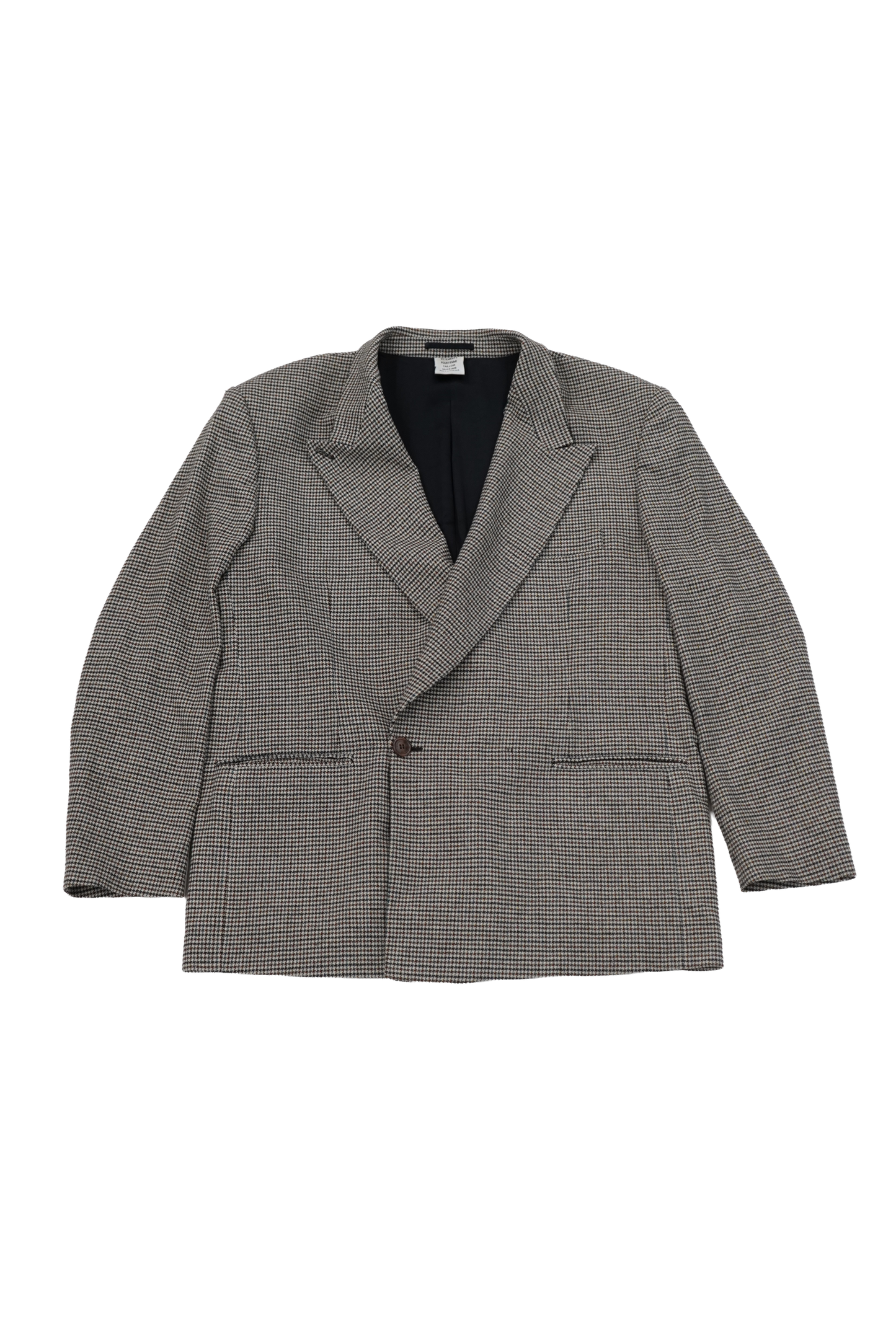 2019AH Vetements Houndstooth Oversized Blazer