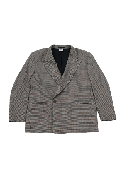 2019AH Vetements Houndstooth Oversized Blazer