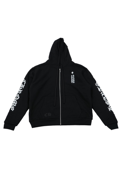 Chrome Hearts Script Thermal Zip Hoodie