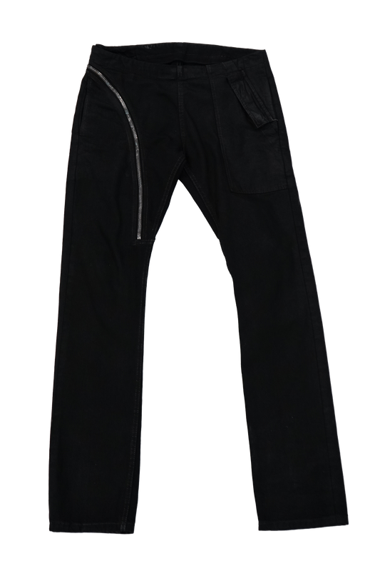 Rick Owens DRKSHDW Aircut Waxed Denim